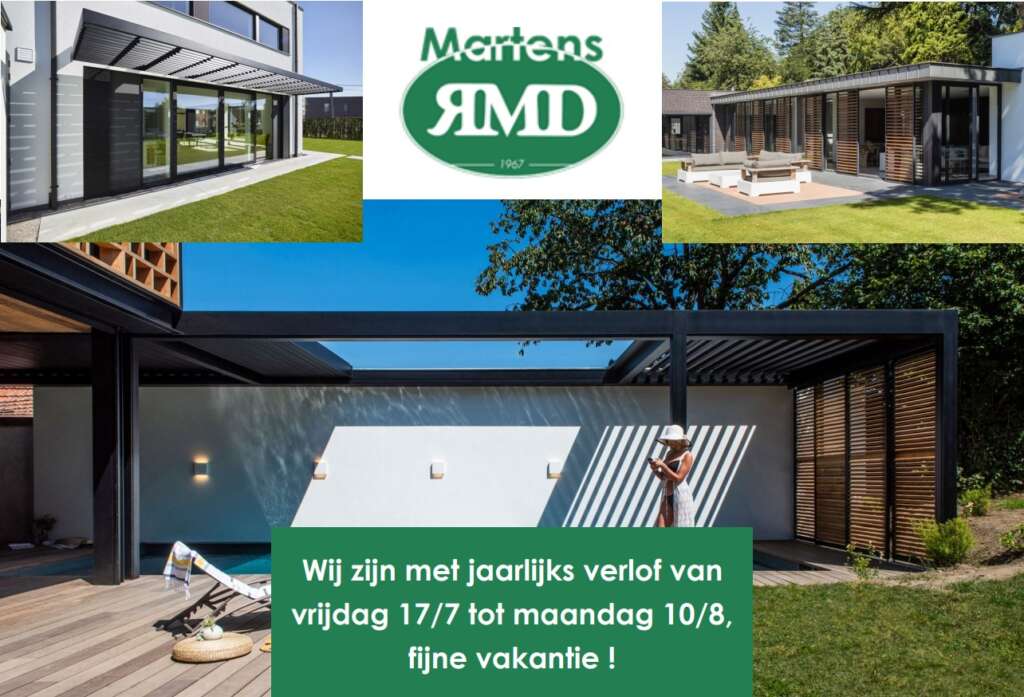 Wij zijn met jaarlijks verlof van vrijdag 17/7 tot maandag 10/8, fijne vakantie !